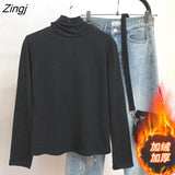 Sleeve T-shirts Women 4XL All-match Ulzzang Simple Teens Top Tees Harajuku Stylish Soft Fashion Clothing Elegant