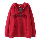 Style Lazy Cardigan Hoodie 2024 Spring And Autumn Oversize Zipper Jacket Couple