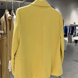 Zingj Small Suit Jacket Female Spring And Autumn 2024 New Korean Version Straight Tube Casual Niche Design Fried Street Fashion