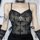 Summer 2024 New Street Hot Girls Flocking Leopard Print Compound Sling Top
