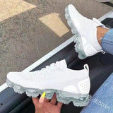 Zingj New Korean Breathable Sports Shoes Women's Inner Heightened Flying Weaving Shoes Tie Breathable Running Shoes In Front Of
