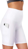 Shorts Pocket Five Points Female Fitness Training Running Cycling Tight Exercise