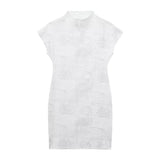 New Stretch Slim Sleeveless Knitted Short Dress
