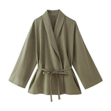 New Spring Style Kimono Coat 5427734 Trousers