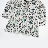 Spring Print Short Dress
