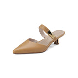 Zingj New 2023 Summer Pointed Muller Shoes With High Heel