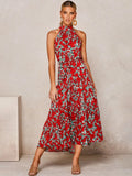 Long Dress Polka Dot Casual Dresses Black Sexy Halter Strapless New 2022 Yellow Sundress Vacation Clothes For
