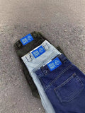 Street Polar Boy Denim Shorts Y2K Hip-Hop Cartoon Graphic Embroidery Retro