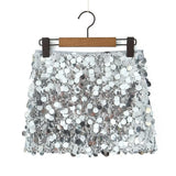 New Autumn Sequins Are Decorated With Mini Fashionable Short Skirts And Half