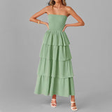2025 New Women's Temperament Fashion Thromboic Long Dress