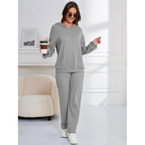 Zingj Casual Suit Women's Pajamas Wffgy Long Sleeves Two-Piece Home