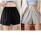 Shorts Safety Pants Women's Anti-empty Leggings Thin Home Shorts Without Curling Ice Silk Breathable Women