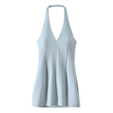 New Spring V-Collar Slim Dress