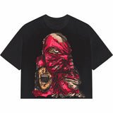Y2K T-Shirt, Men's Wear, Women's Wear, Vintage Hip-Hop Graffiti, Graphics Printing Street Clothes, Oversized