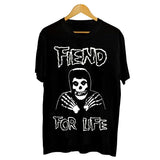 Y2K Men's Women's Original Gothic Hip-Hop Graphic Printing Cotton Round Collar Oversized T-Shirt Short-Sleeved