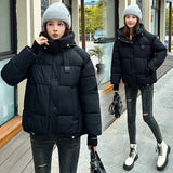 Thicker Bread Clothes Short Down Cotton-Padded Jacket Female Small Winter Jacket Cotton-Padded Jacket 2024 New Show Thin-Outfit