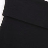 New Spring Tassel Decoration Stretch Body Wipe Chest Knitted Blouse