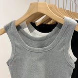 Threaded Sling Sports Vest Women Wear A Suit With A Bottom To Prevent Smooth And Sleeveless Jacket In