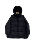 Retro Plate Buckle Large Size Down Jacket Female 2024 Winter Art Hoodie Loose Add Thick White Duck Down Fat MM Coat Tide-Outfit