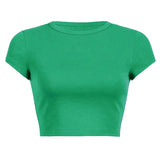 Zingj Women's DIY New Women's Summer Solid Color Short Acceptable With