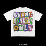 Hip Hop T-Shirt Harajuku Short T-Shirt Gothic Street Clothing Fashion Men's And Women's Punk