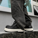 Zingj Men's Stylish Outdoor Platform Work Boots