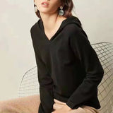 Zingj Trend Ins Hooded Sweater Sweater Thin Autumn Sweater Long-Sleeved Sweater