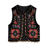 And Winter New Embroidered Velvet Fashion Cardigan