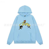 Men's Day Retro Angel Round-Neck Long-Sleeved T-Shirt T-Shirt On The Head Of The Coat With Long-Sleeved Pure