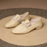 Zingj 2023 New Fashion Soft Bottom Flat Fairy Two Wear Plus Size Single Shoes Bean Shoes Women's