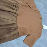 Spring Casual Round-Neck Short-Sleeved Dress