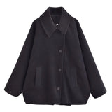 And Winter New Wool Blended Short Coat Coat