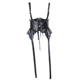 Autumn New Women's Wear Dark Style Elegant Slim Texture Fabric Shoulder Dress
