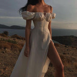 French Dress Women's Bubble Cuffs With Body-Repair Dress Dress