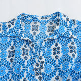 New Belt Printed Long Dress