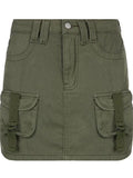 Cargo Parachute Mini Skirt with