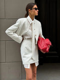 Zingj Small Fragrant Wind Suit 2024 Autumn And Winter New Temperament Short Small Wind Jacket Skirt Suit