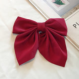 Dot Floral Print Hair Clips Girls Daisy Bow Hairpin Pastoral Retro Style Barrettes Big Bowknot Hairpin Hair