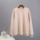 Soft Cotton Sets Women 2022 New Casual Two Pieces Long Sleeve Sweatshirt &amp; High Waist Shorts Solid Outfits