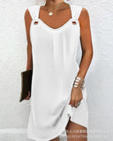 Zingj New Women's Elegant Watercolor Flower Mini Dress ODS3904