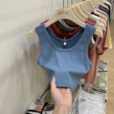 Threaded Sling Sports Vest Women Wear A Suit With A Bottom To Prevent Smooth And Sleeveless Jacket In