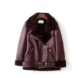 Autumn And Winter New Leisure Thickened Warm Ring Fur Integrated