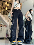 American Style Retro Cargo JeansOutfit