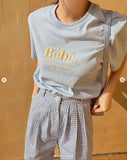 Zingj Korean Chic Summer New Embroidery Stereo Letter Casual Simple Age Reduction Round Collar Short Sleeve Versatile