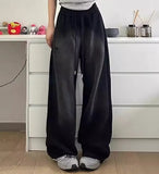 Logo Print Vintage Washed Baggy SweatpantsOutfit