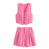 Spring Split Vest 5320767 Casual Shorts