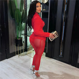 Sexy Perspective Mesh High Waist Hip Slim Sports Casual Pants Fashion Patchwork Sheer Women Leggings Fitness