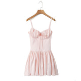 New Autumn Style Lace Trim Mini Suspender Dress Princess