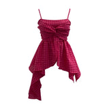 Irregular Skirt Sling Sling Sling Vest Bohemian Holiday Hottie Sleeveless Top