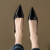 Sandals Temperament Famous French High Heels Female Heel With Skirt Wearing A Word With Small Fragrant Wind Shallow Mouth Single